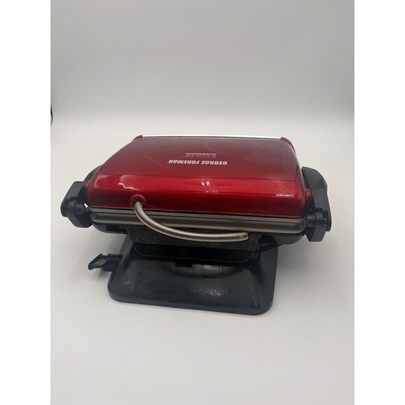 (691) George Foreman EVOLVE Grill System GRP4800R Ceramic Plates Included Tested - Picture 4 of 8